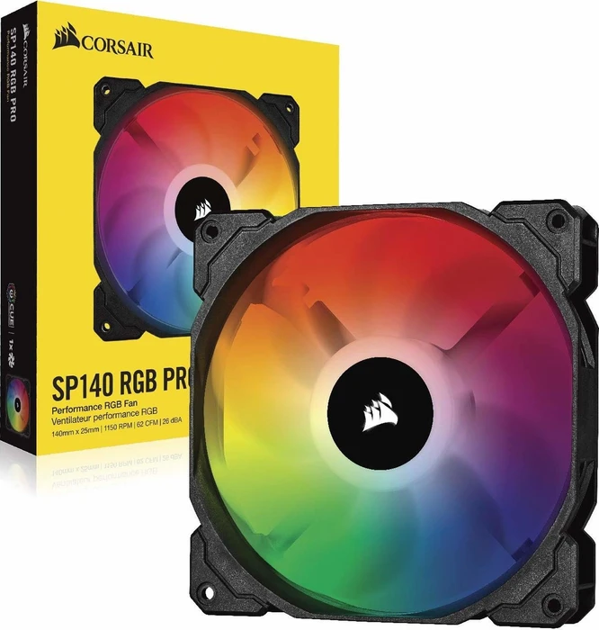 Corsair SP Series iCUE SP140 RGB PRO Performance Fan, 140mm