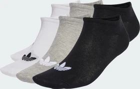 adidas Liner Socken white/medium grey heather/black, 6 Paare