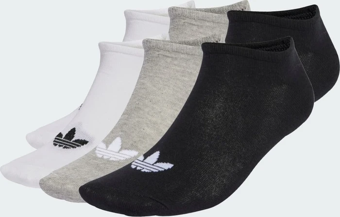 adidas Liner Socken white/medium grey heather/black, 6 Paare