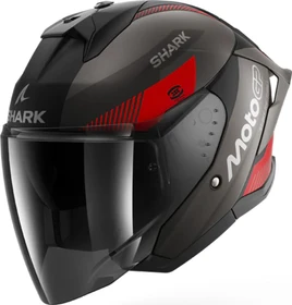 Shark Skwal Jet Cup MotoGP matt schwarz/grau/rot