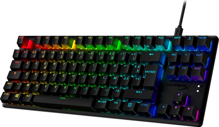 HP HyperX Alloy Origins Core, PBT, LEDs RGB, HyperX RED, USB, FR