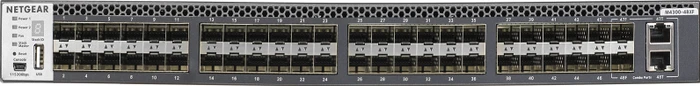 Netgear ProSAFE M4300 Rackmount 10G Managed Switch, 46x SFP+, 2x RJ-45/SFP+