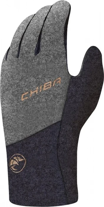 Chiba All Natural Warm Fahrradhandschuhe grau