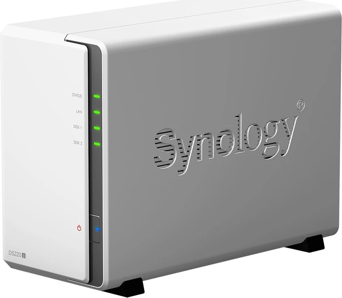 Synology DiskStation DS220j 8TB, 512MB RAM, 1x RJ-45 1000Base-T, 2x USB-A 3.0