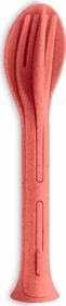 koziol Klikk Pocket Set Besteck nature coral
