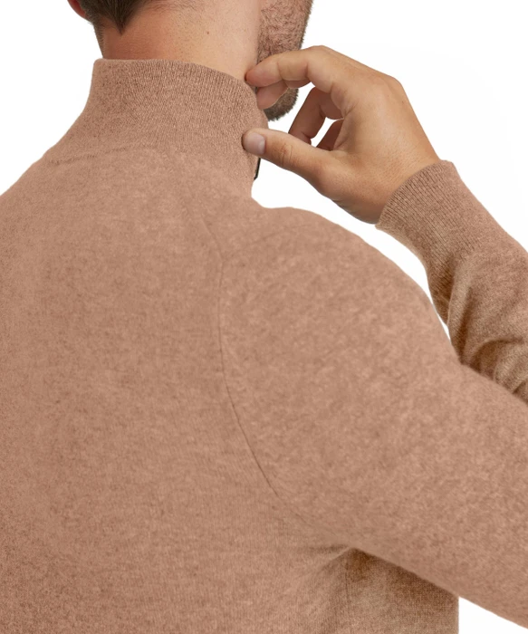Falke Luxury Troyer Pullover camel (Herren)