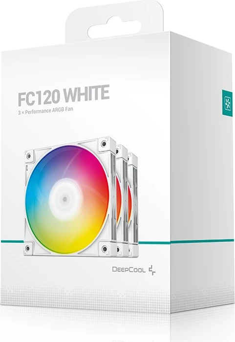 DeepCool FC120 WHITE-3 IN 1 weiß, 120mm, 3er-Pack