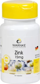 Warnke Zink 15mg Tabletten, 100 Stück
