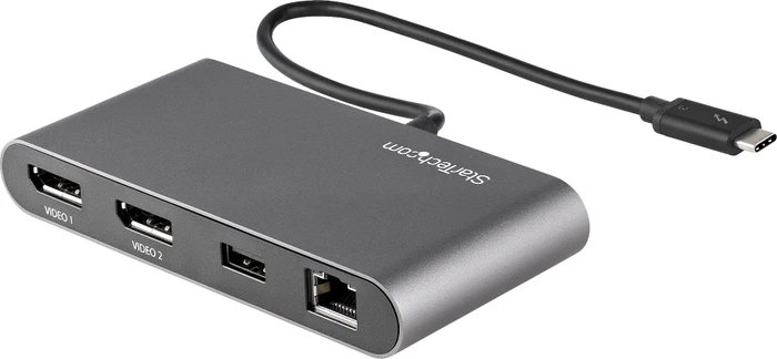 StarTech Thunderbolt 3 Mini Dock, Dual DisplayPort, Thunderbolt 3 [Stecker]