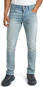 G-Star 3301 Slim Jeans sun faded mirage blue (Herren)