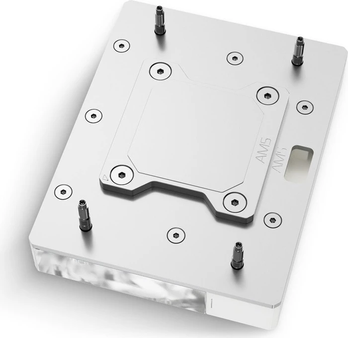 EK Water Blocks Quantum Line EK-Quantum Velocity² D-RGB White Edition, AM5, Nickel Acryl