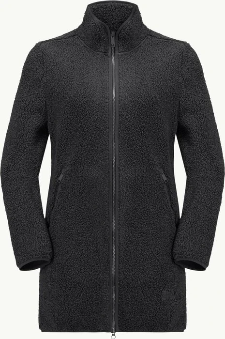 Jack Wolfskin High Curl Funktionsmantel schwarz (Damen)