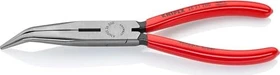 Knipex Flachrundzange mit Schneide, 20cm