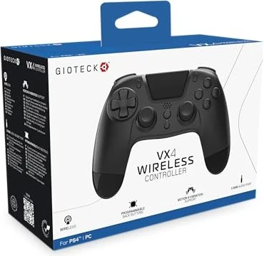 Gioteck VX-4 Premium Wireless Controller schwarz (PS4/PC)