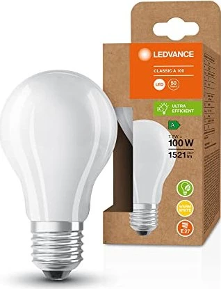 Osram Ledvance LED Energy Efficiency A S Classic A 100 7.2W/830 E27 Frosted