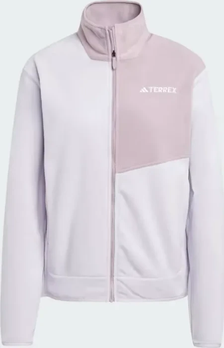 adidas Terrex Multi Fleece Jacke silver dawn/preloved fig (Damen)