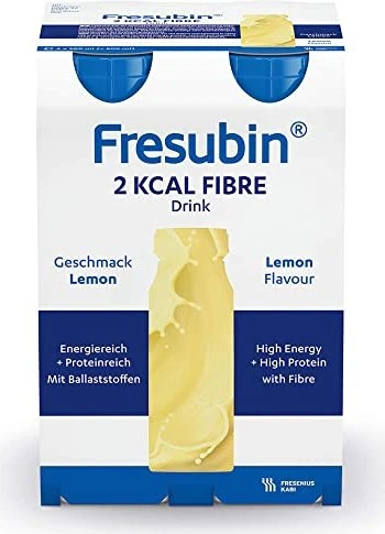 Fresenius Kabi Fresubin 2kcal Fibre Drink Lemon 800ml (4x 200ml)
