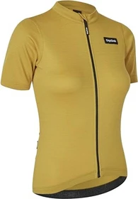 GripGrab Explr Merinotech Trikot kurzarm mustard yellow (Damen)