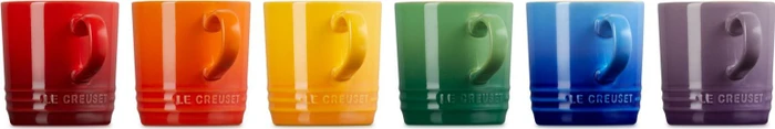 Le Creuset Becher 200ml regenbogen, 6 Stück