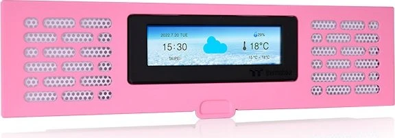 Thermaltake LCD Panel Kit 3.9" für Thermaltake The Tower 200, Bubble Pink