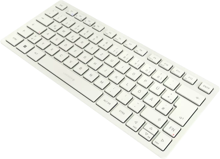 Cherry KW 7100 Mini BT, Milk White, Bluetooth, DE