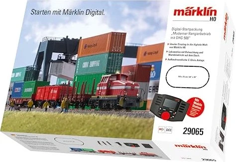 Märklin - Spur H0 Digital-Startpackung - Moderner Rangierbetrieb mit DHG 500