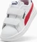 Puma Smash 3.0 Leather V puma white/club red/club navy (Junior) Vorschaubild
