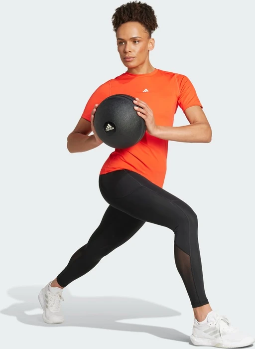 adidas Techfit Training Kompressionsshirt kurzarm bright red (Damen)