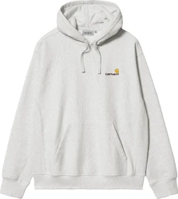 Carhartt Hooded American Script Sweatshirt Hoodie ash heather (Herren)