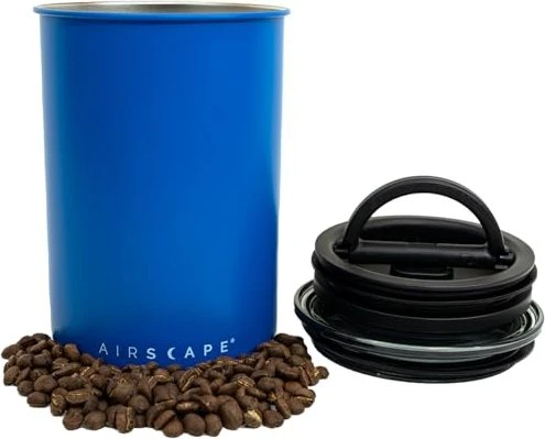 Airscape Kaffeedose mittel Aufbewahrungsbehälter blau matt