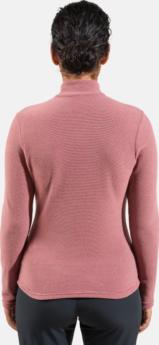 Odlo Roy Mid Funktionsshirt langarm pale mauve/spiced apple (Damen)
