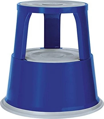 Wedo Step Rollhocker Metall, blau