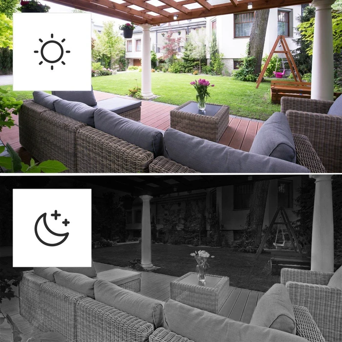 Hama Outdoor IP-Kamera mit Licht- und Bewegungsmelder