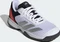 adidas Courtflash cloud white/silver metallic/bright red (Junior) Vorschaubild