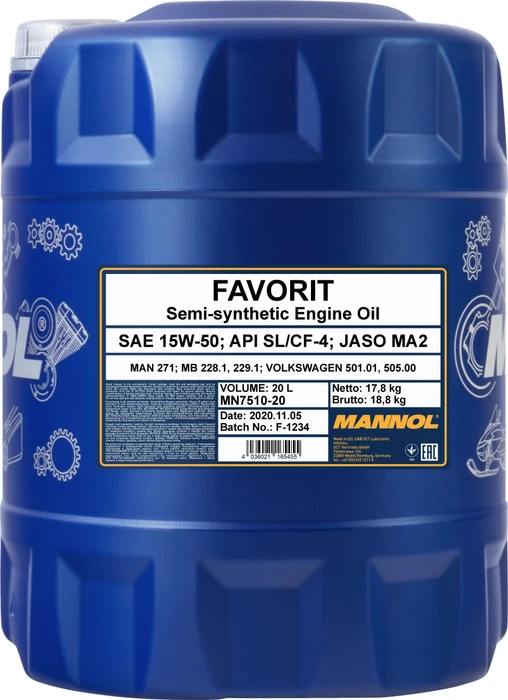 Mannol Favorit 15W-50