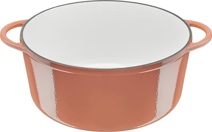 Tefal E26005 Lov Gusseisen Kochtopf Bräter rund 29cm terracotta