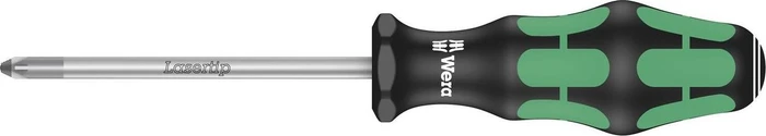 Wera Kraftform Plus Serie 300 355PZ Pozidriv Schraubendreher, PZ2x100mm