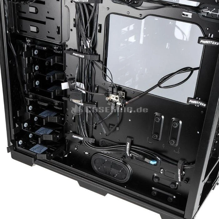 Phanteks Enthoo Luxe Tempered Glass schwarz, Glasfenster