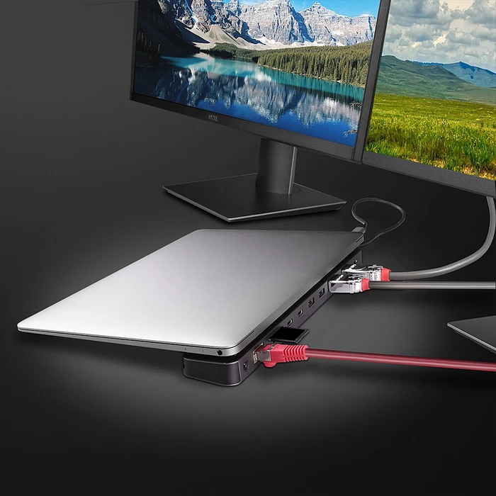 Lindy DST-Mini XT 810, USB C Laptop Mini Dockingstation