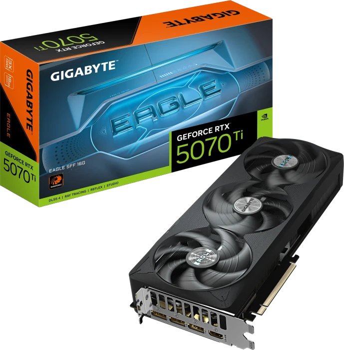 GIGABYTE GeForce RTX 5070 Ti Eagle SFF 16G, 16GB GDDR7, HDMI, 3x DP