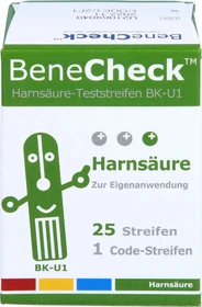 Pharmadoc BeneCheck Harnsäure-Messsystem, 25 Stück