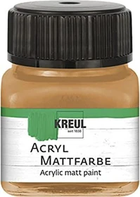 Kreul Acryl Mattfarbe, ocker, 20ml