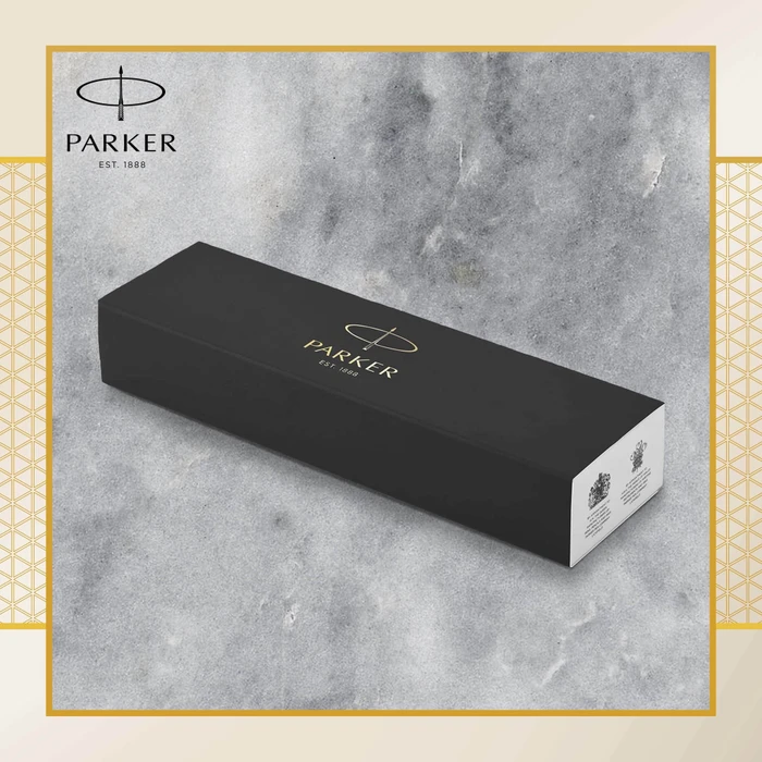 Parker IM Premium Tintenroller (Mine) warm silver/gold trim, Geschenkbox (1931686) – Bild 5 von 7