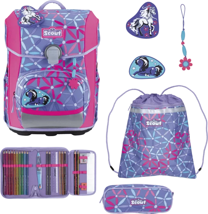 Scout Neo DIN Pony Love Schultaschen-Set, 4-tlg.