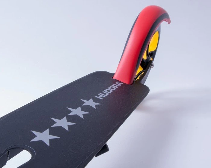 Hudora Big Wheel RX-Pro 205 Scooter schwarz/rot/gold