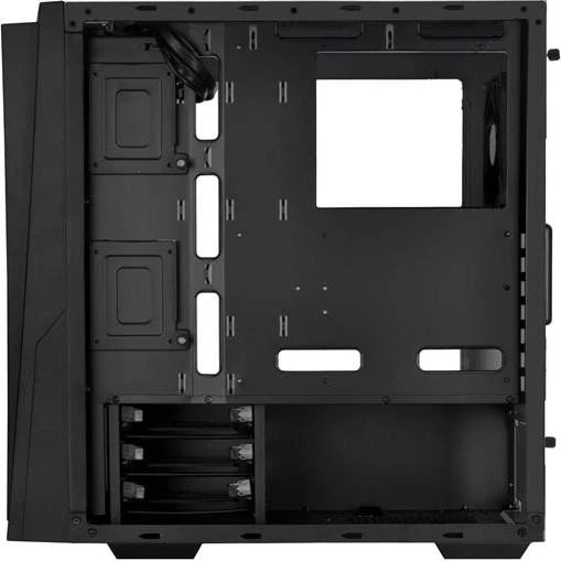 SilverStone Redline Series RL06 PRO schwarz/rot, Acrylfenster