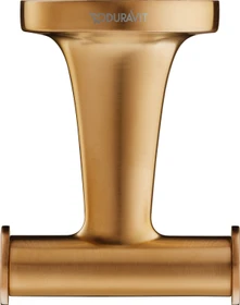 Duravit Starck T Handtuchhaken doppelt bronze gebürstet
