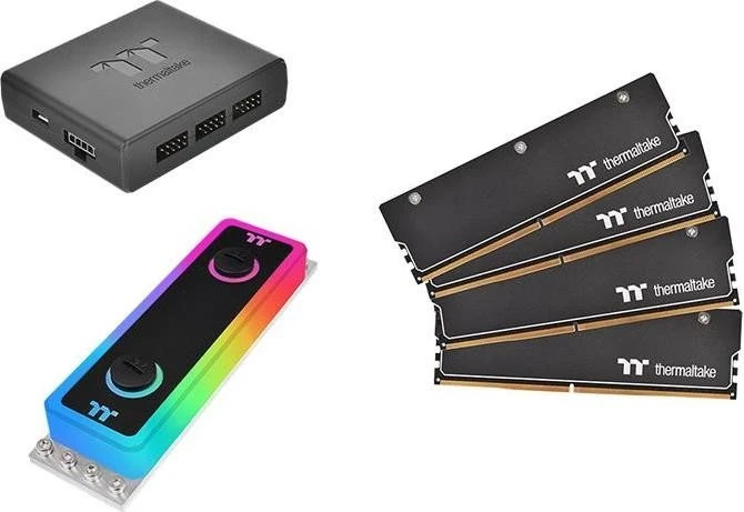 Thermaltake WaterRam RGB UDIMM 32GB Kit, DDR4-3200, CL16-18-18-38, 1RX8