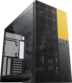 Geometric Future Model 5 Vent Black/Yellow, Glasfenster