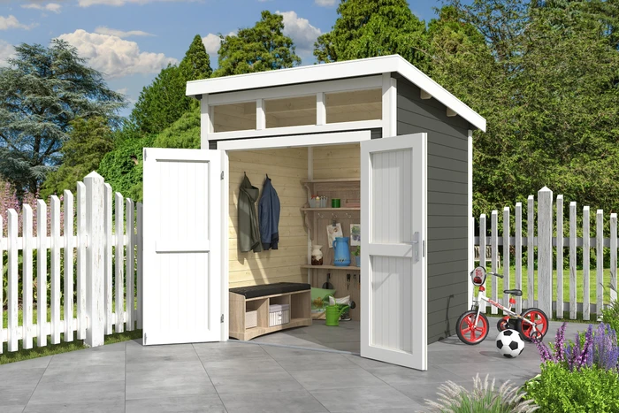 Lasita Maja Kibo 1 Gartenhaus gletschergün (2851296007)